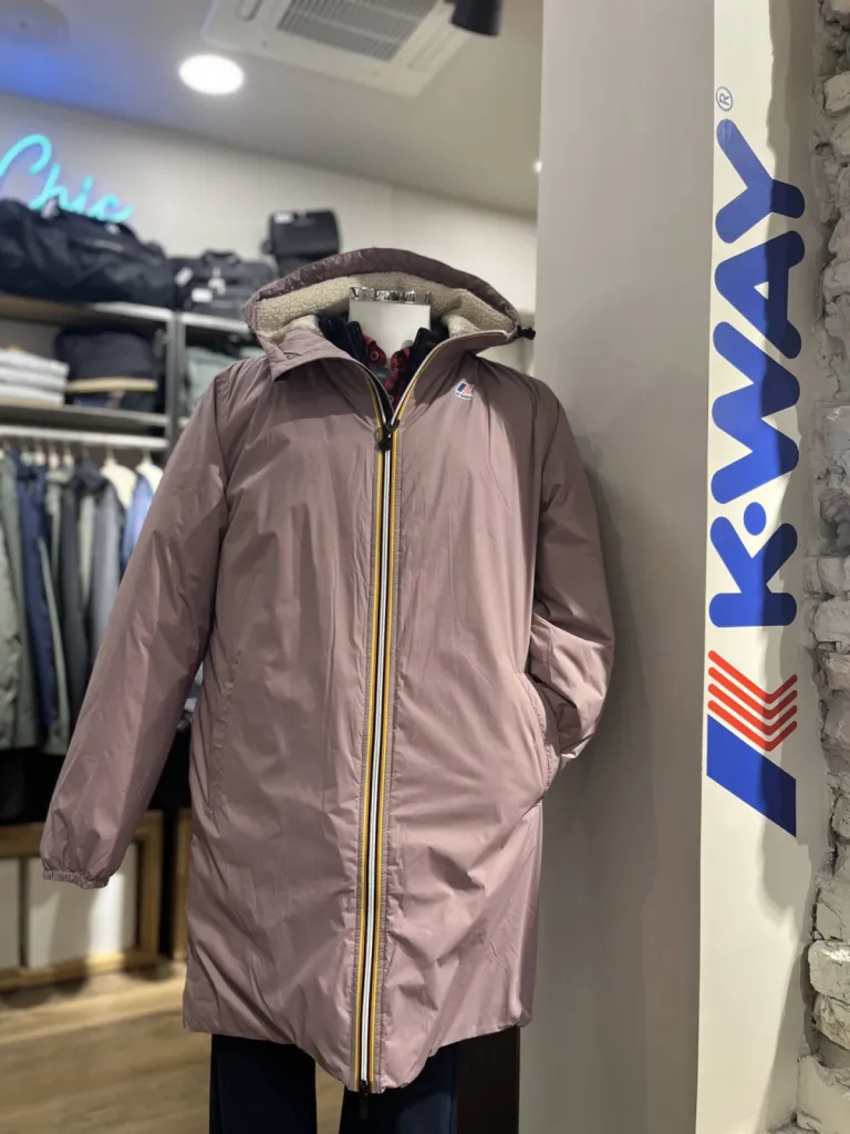 Parka fourrée mixte - K-Way Eiffel Orsetto