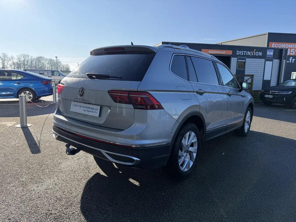 Volkswagen Tiguan Allspace occasion proche Rouen : SUV 7 places Elegance Exclusive garanti chez Caudebec Automobiles La Frénaye