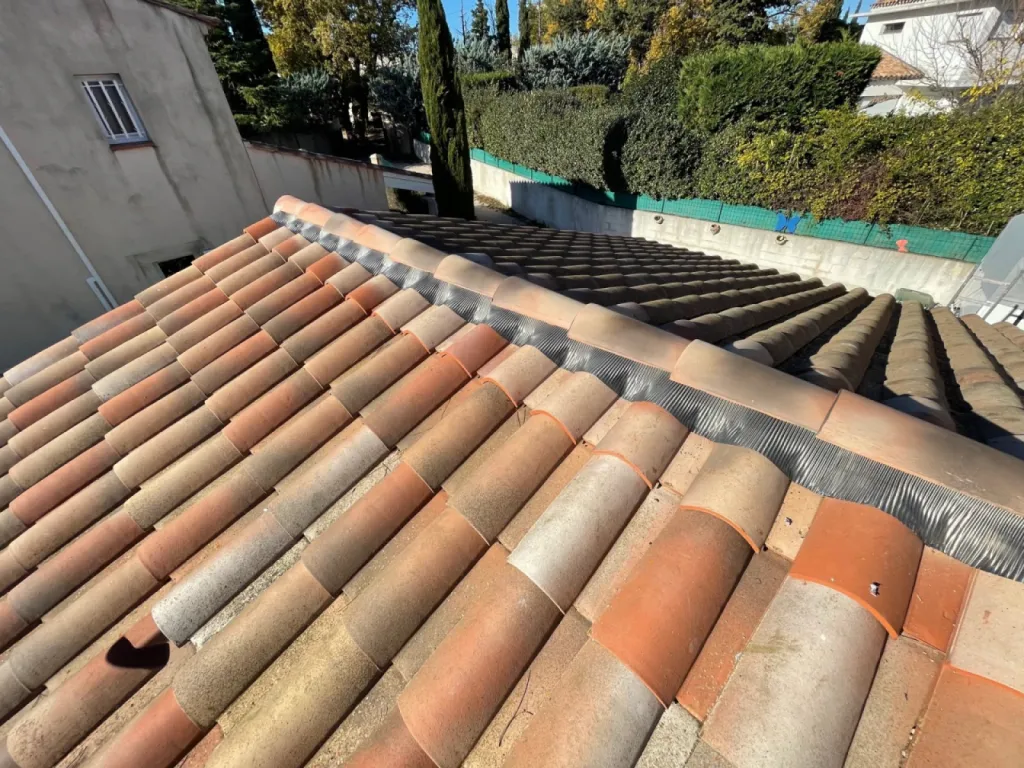 Faitage fini près de martigues