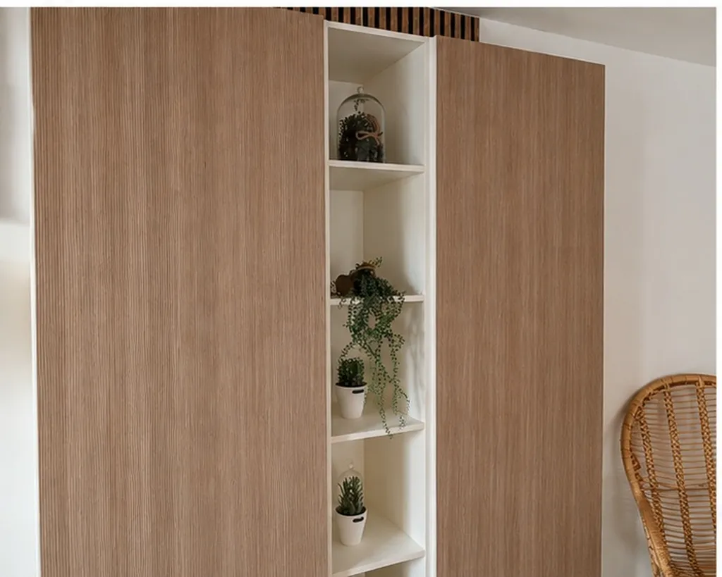 Réalisation d’un meuble TV et rangements sur mesure à Tournefeuille (31)