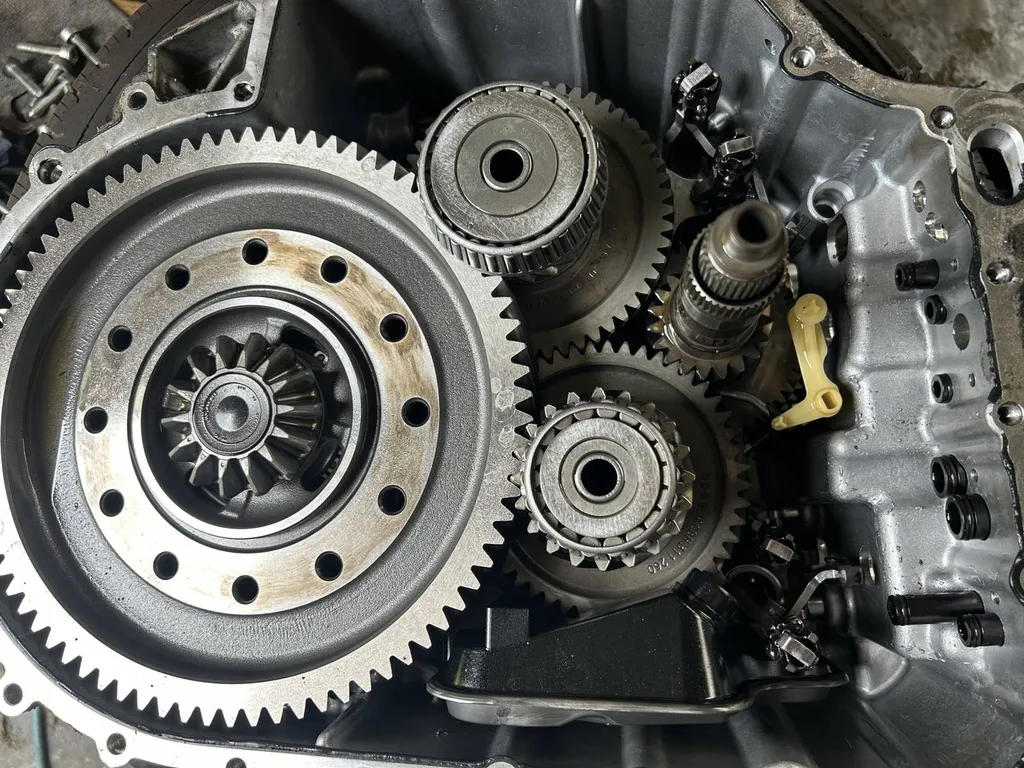 Changement de pignon différentiel d'une boîte automatique d'une Volkswagen T6