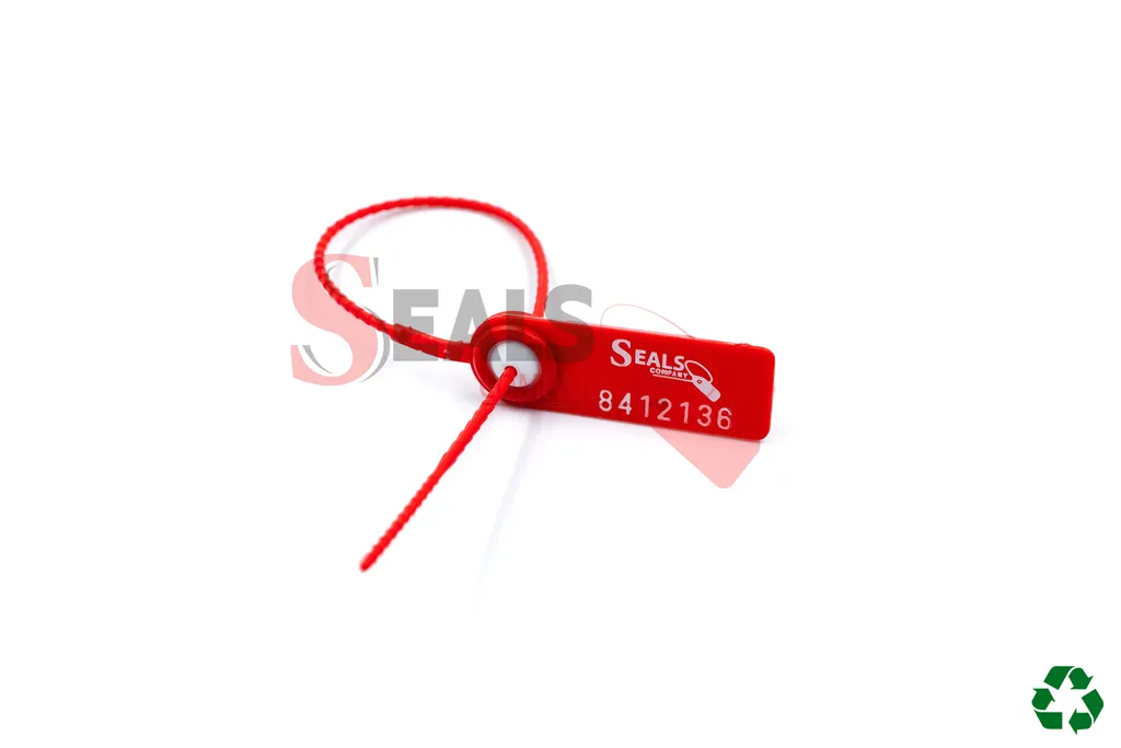 Scellé de sécurité réglable TINYSEALS en polypropylène avec insert métallique et crantage de sécurité