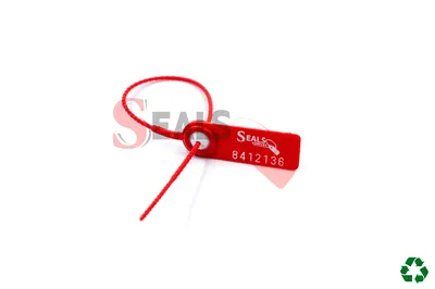 Scellé de sécurité réglable TINYSEALS en polypropylène avec insert métallique et crantage de sécurité