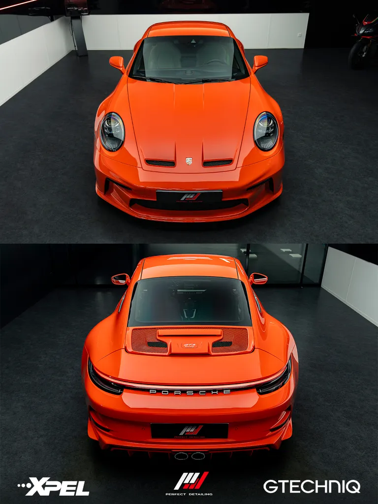 Porsche 911 TOURING ORANGE FUSION - PPF XPEL INTEGRAL - BRUXELLES