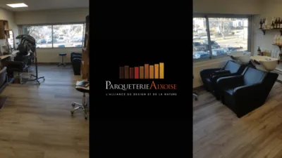 Style et Résistance : Parquet en Vinyle pour un Salon de Coiffure à Venelles