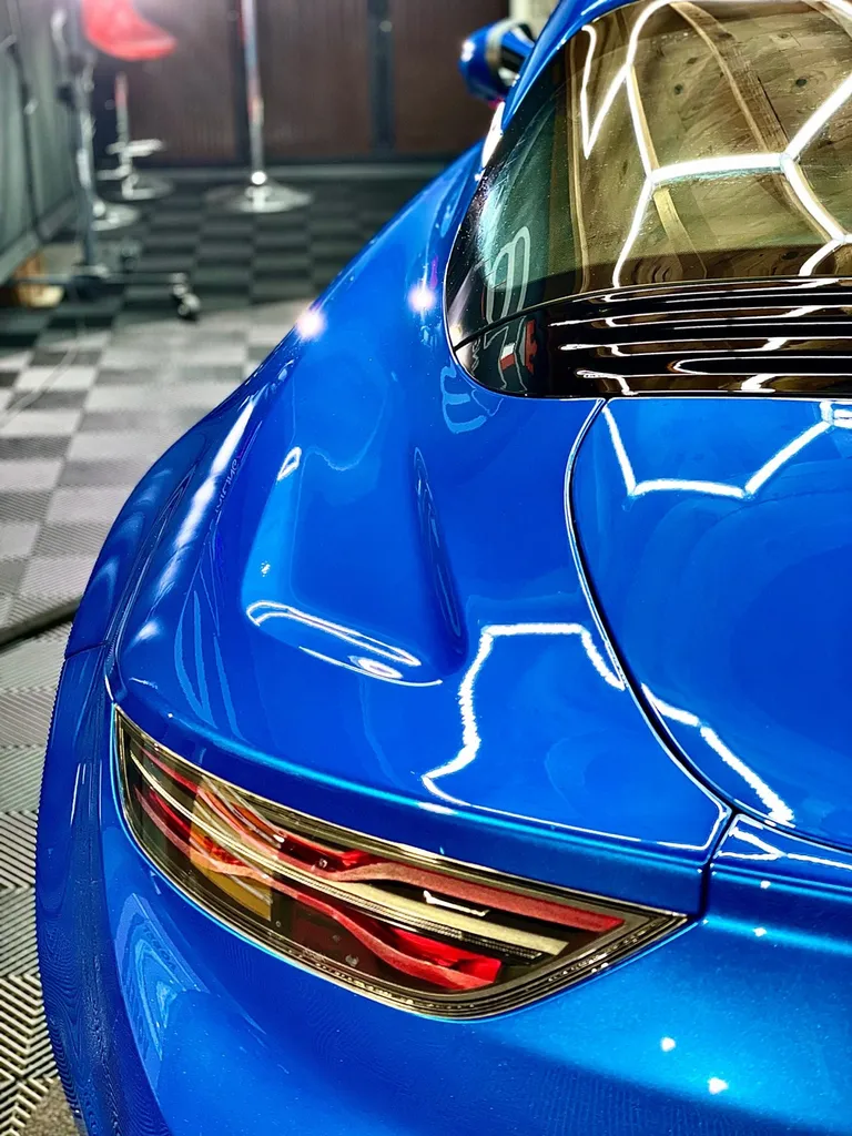Protection carrosserie traitement céramique Renault Alpine 