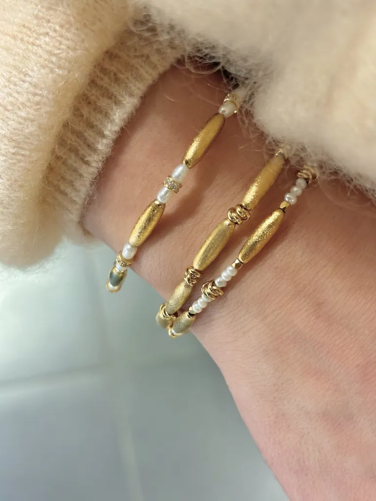 Trouver bracelets HANKA IN dorés et perlés à Dieppe proche Rouen