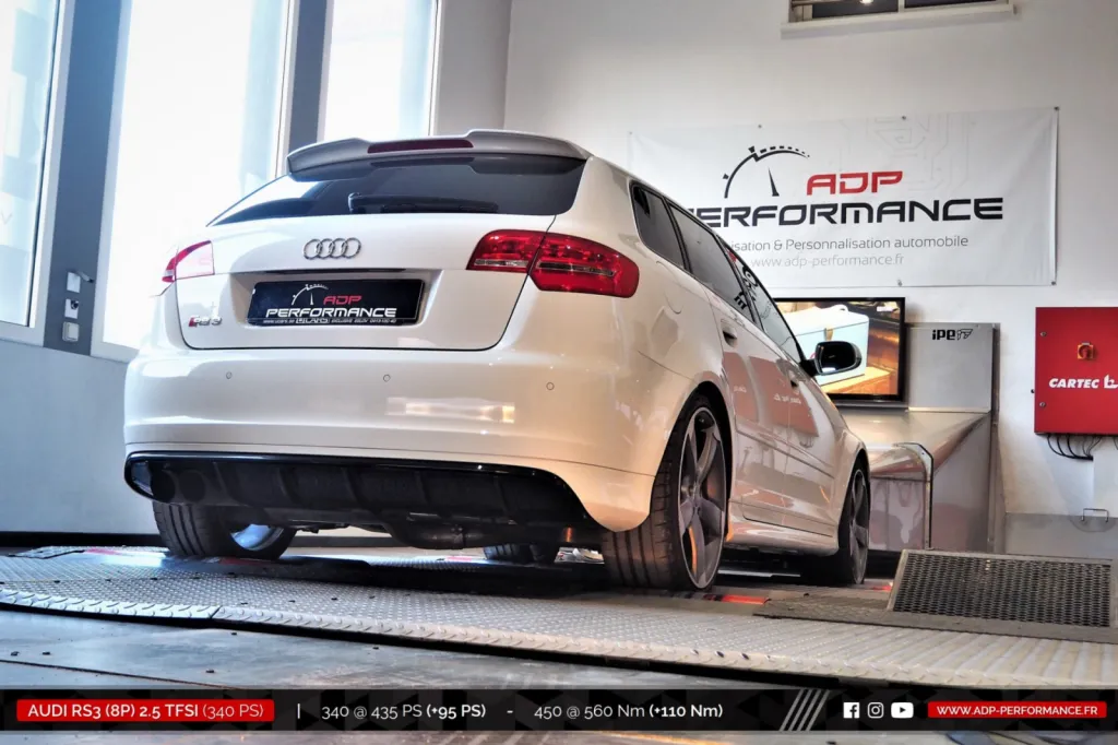 Reprogrammation moteur Montpellier - Audi RS3 8P 2.5 TFSI 340cv - ADP Performance