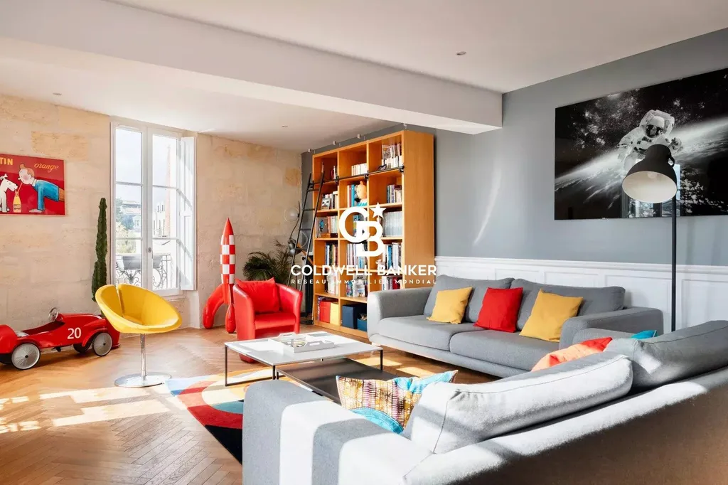 Appartement à vendre Bordeaux Palais Gallien / Fondaudège – dernier étage rénové avec terrasse panoramique et parking