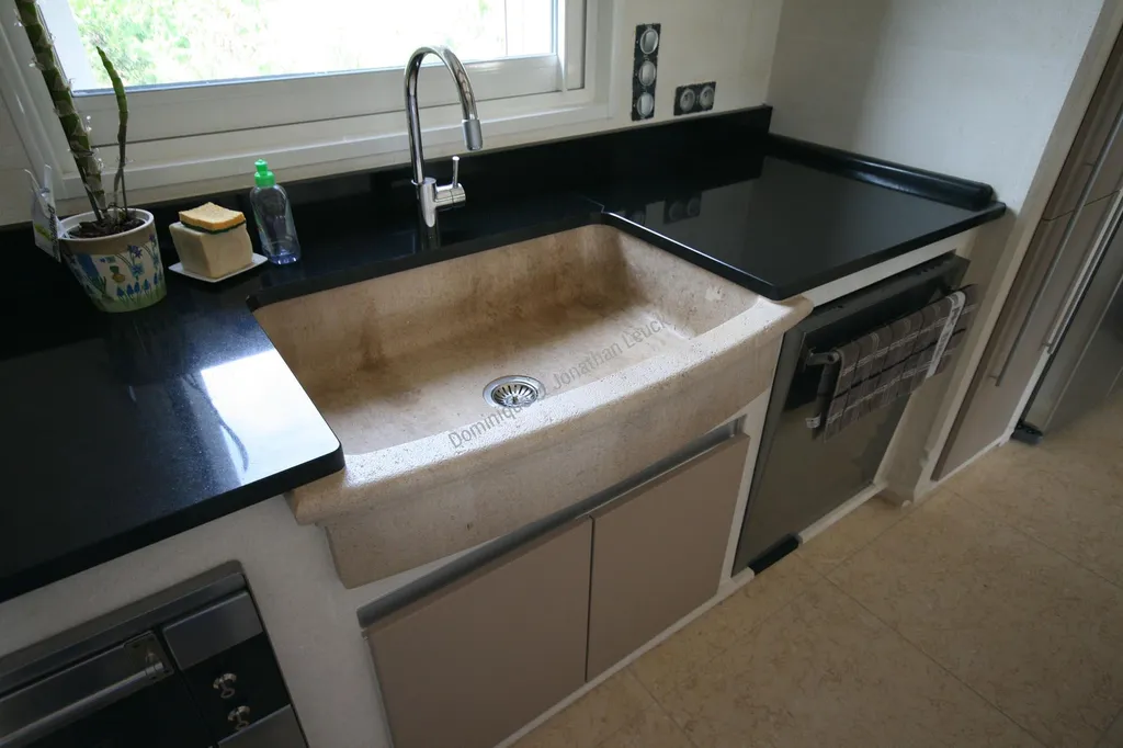 Evier 1 bac en pierre dure