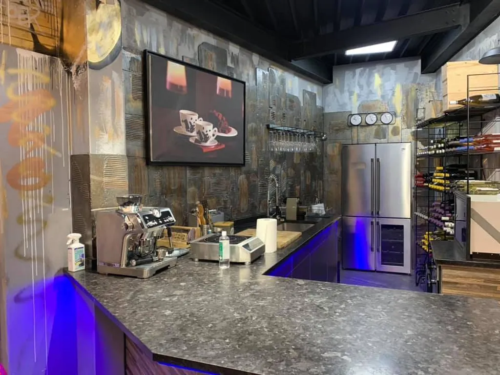 Réalisation patine TERRE DU MONDE sur carrelage mural