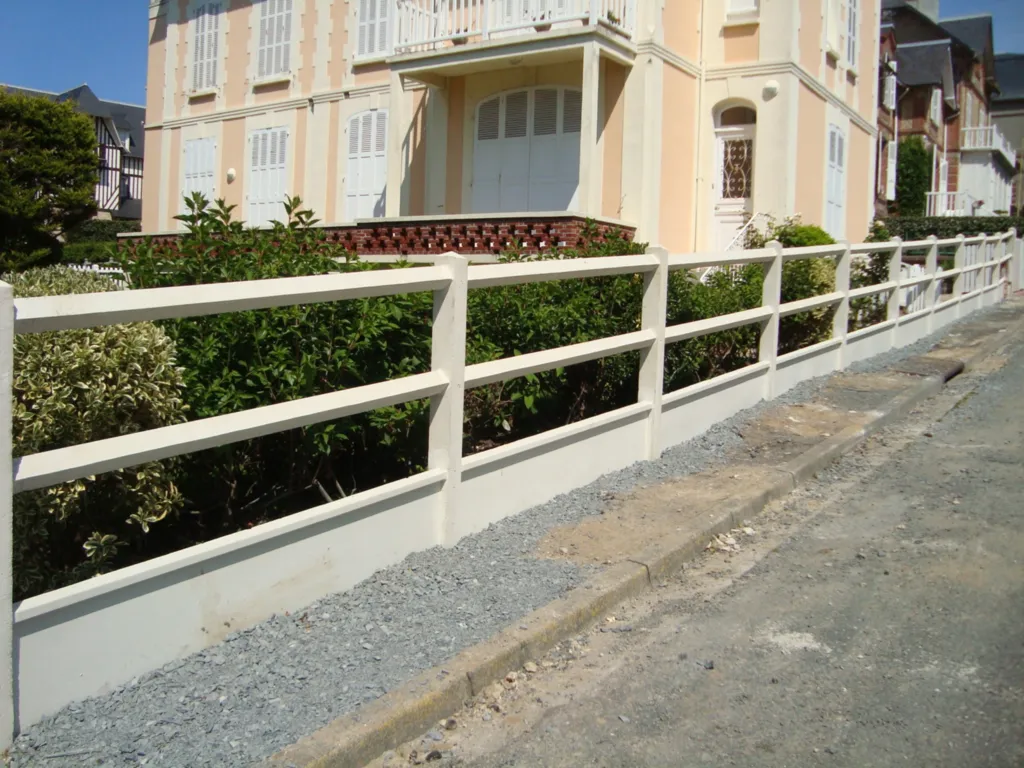 Installation de clôtures normandes à Trouville sur mer 14