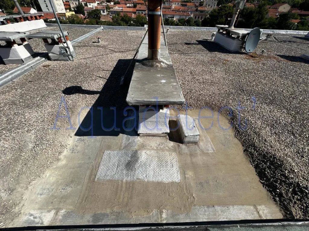 Recherche de fuite par mise en eau sur une copropriété à TOULON dans le VAR