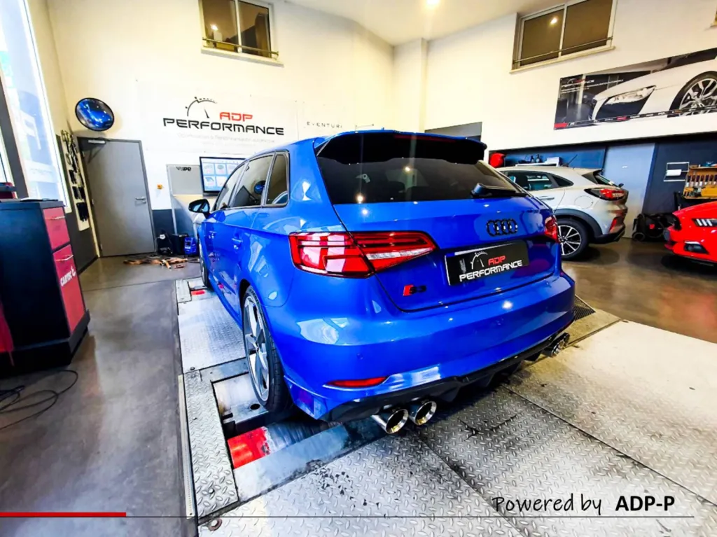 Reprogrammation moteur Stage 1 + Conversion bio éthanol E85 AUDI S3 8V Mk2 2.0 TFSI 310 PS | ADP Performance Vaucluse