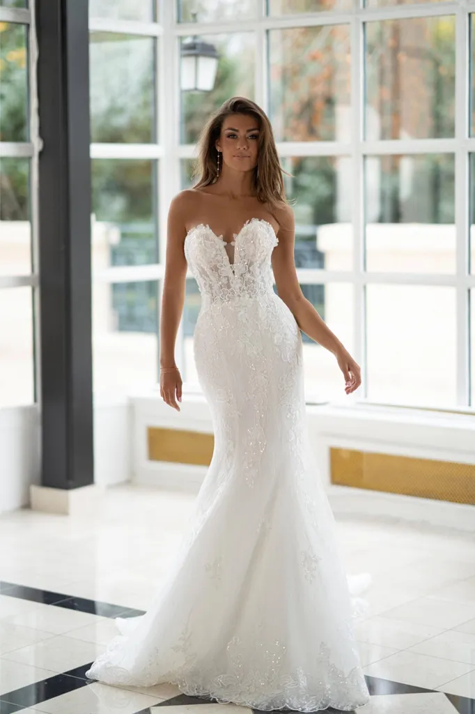 Robe sirène bustier à Marseille