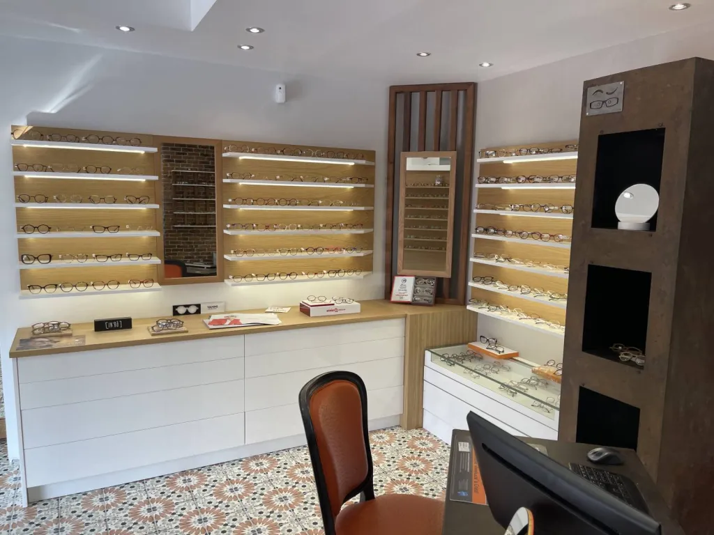 Agencement d'un magasin d'optique à CESTAS (33)
