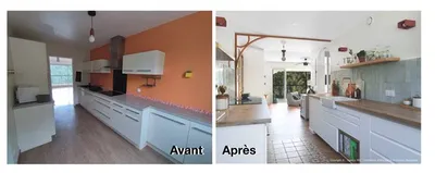Avant / Après : rénovation complète d’une cuisine à Marseille 13008 par un architecte d’intérieur