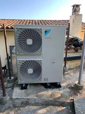 Remplacement d’une chaudière fioul par une pompe à chaleur air eau dans une villa à la colle sur Loup