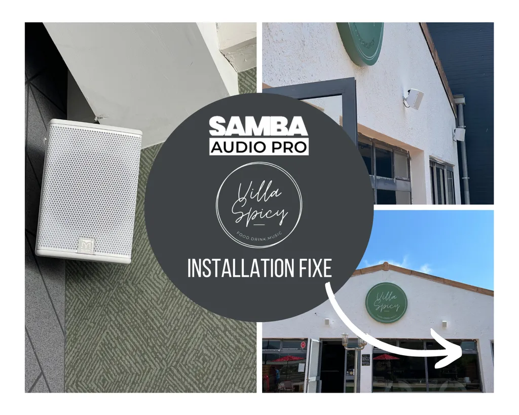 Installation sonorisation et lumières La Villa Spicy à Hyères Var 83