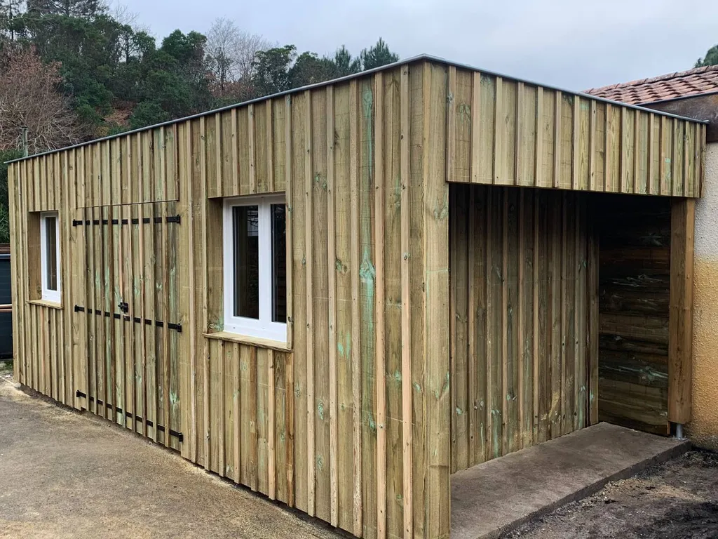 Extension en bois pour création d'une dépendance sur le bassin d'Arcachon