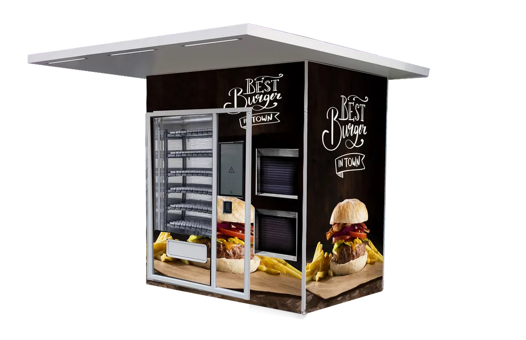 Distributeur automatique MAGEX de burgers à Arles Bouches du Rhône