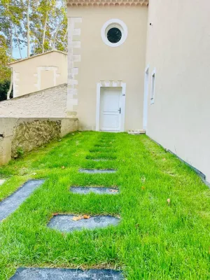 Placage de gazon à Villeneuve les Avignon dans le Gard