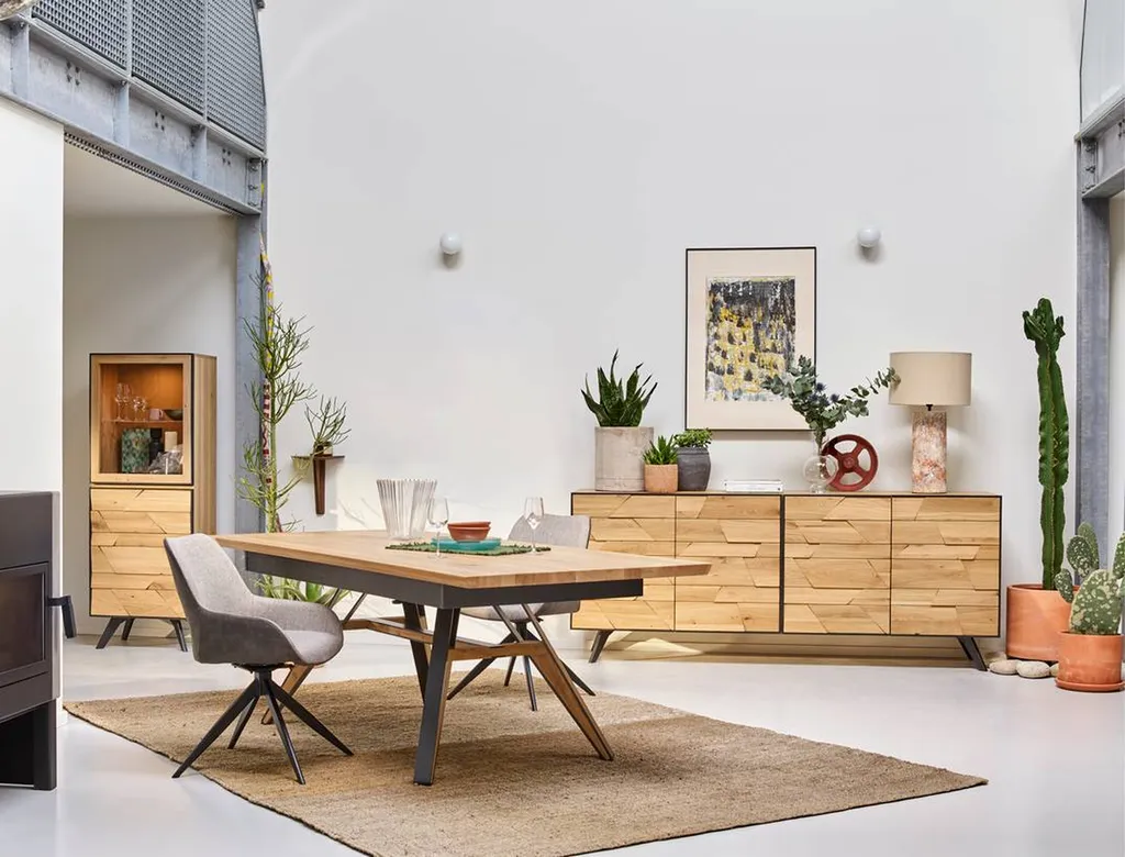 enfilade 4 portes bois et métal marseille