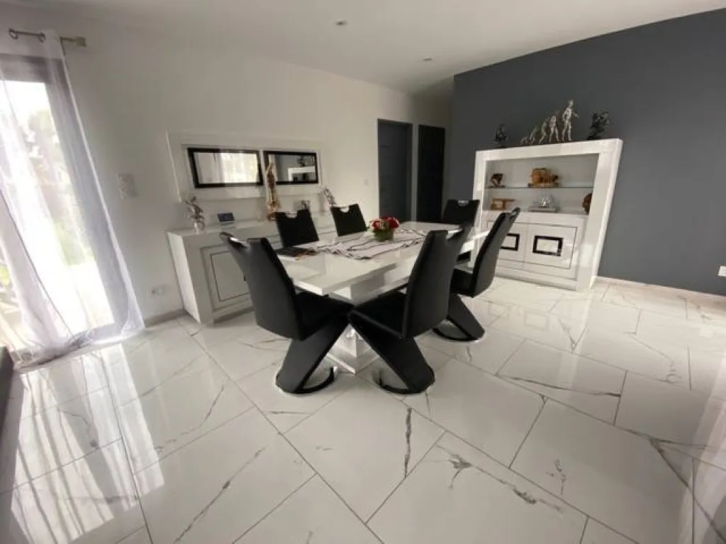 un superbe séjour salle à manger lumineux