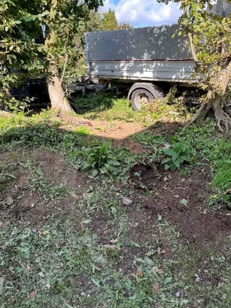 Aménagement d’un enrochement en pierre à gabion, ouverture dans talus pour passage et pose de portillon plus clôture sur Fécamp 76