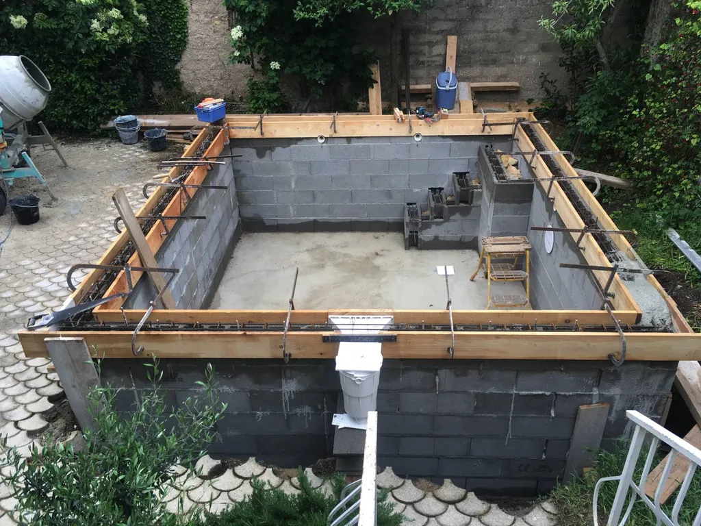 Réalisation d'une piscine sur mesure en béton à Salon de Provence