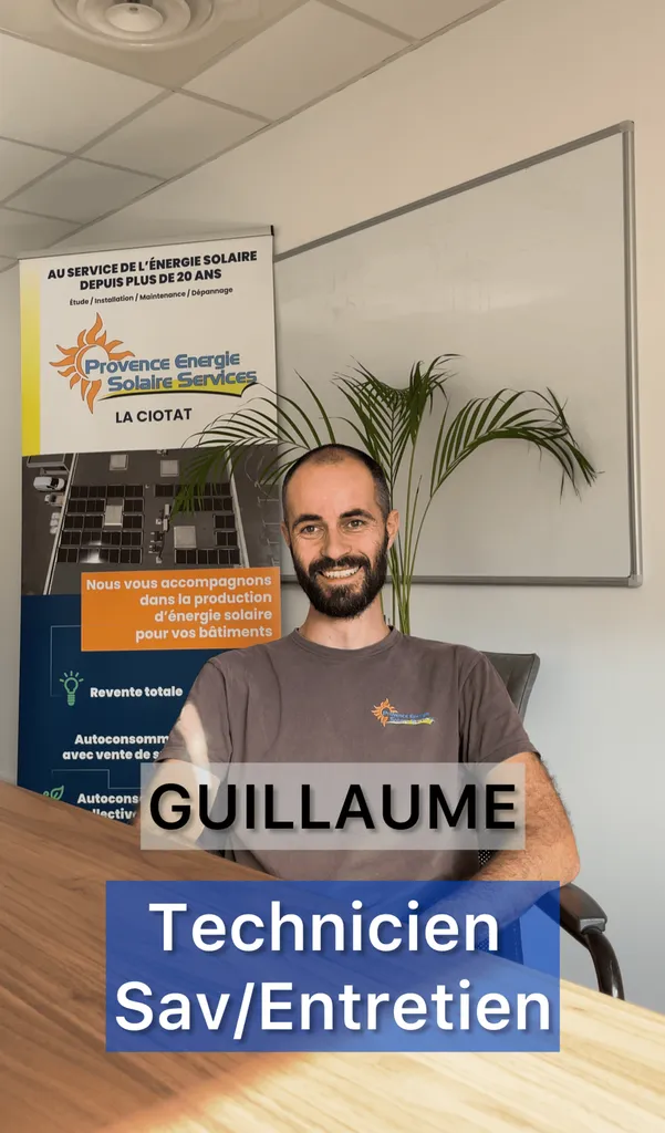 Guillaume, technicien entretien, après-vente
