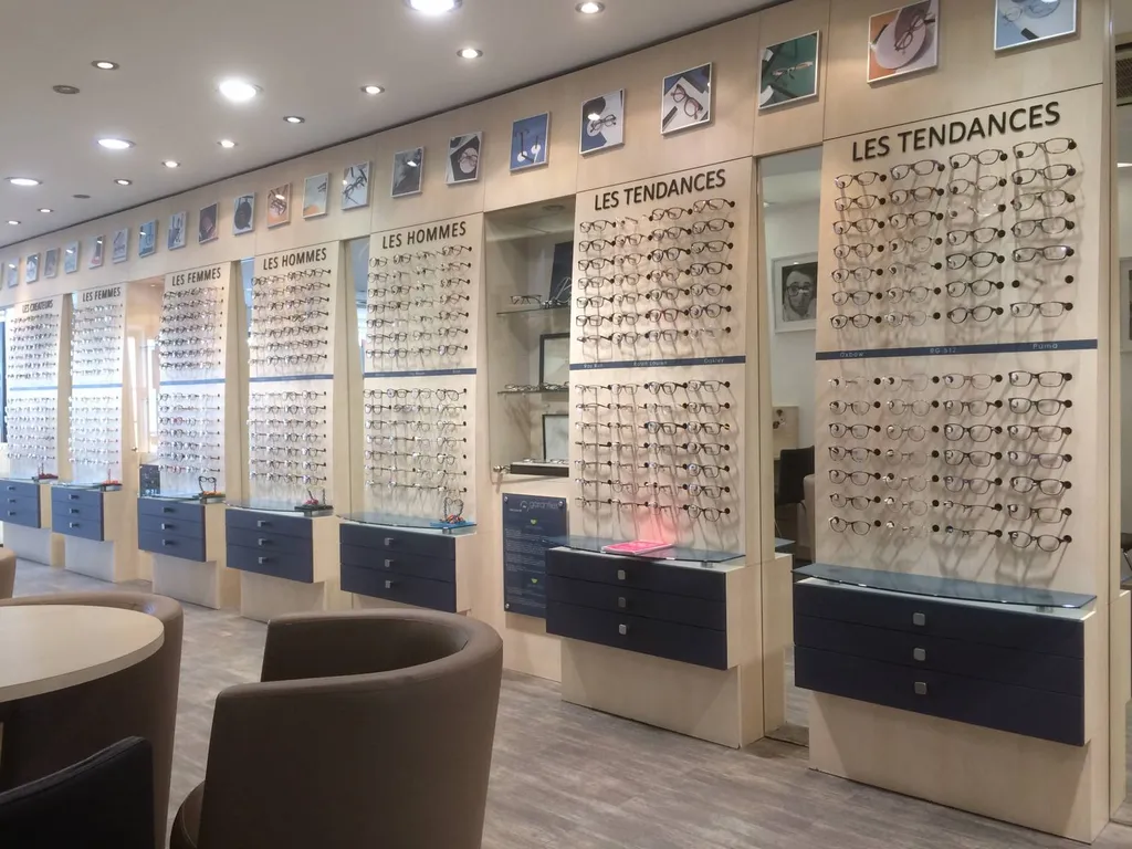 covering sur tiroir fait sur-mesure pour opticien