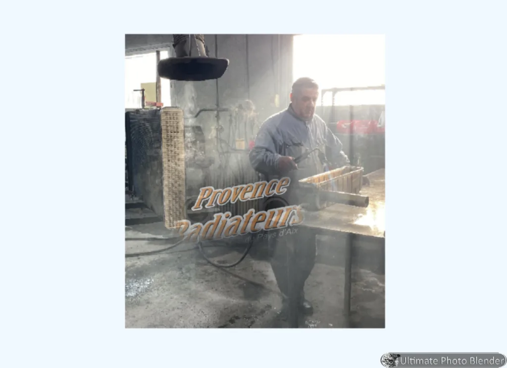 Radiateur de refroidissement de groupe électrogène en fabrication dans le Var.