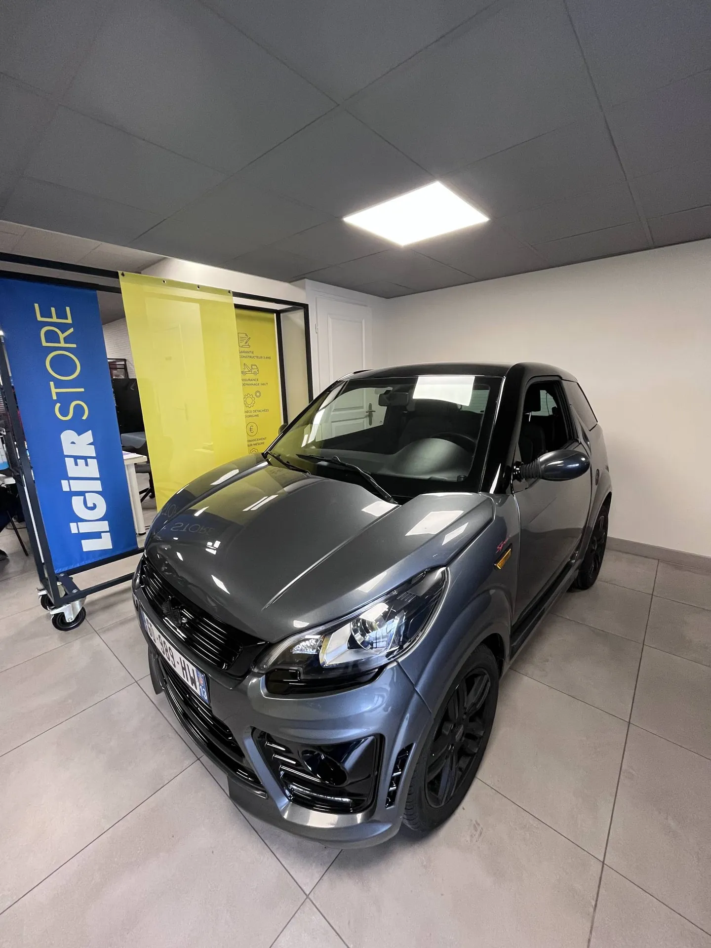 Voiture sans permis d'occasion Ligier JS50 SPORT DCI Gris Graphite à Meyreuil