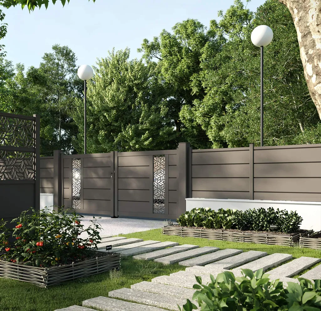 portail aluminium sur mesure à Pélissanne