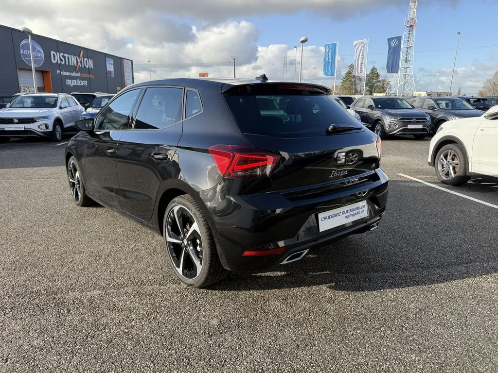 Achat SEAT IBIZA d'occasion à Le Havre : 1.0 TSI 115 DSG7 FR, faible kilométrage, garantie.