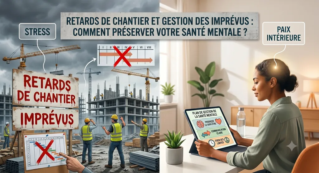 Retards de chantier et gestion des imprévus : comment préserver votre santé mentale ?