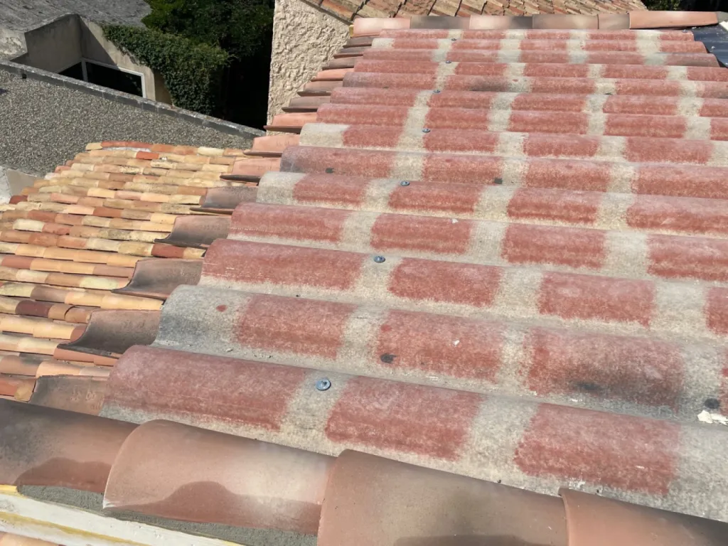 Changement d’une toiture de maison en P.S.T Canal sur Sausset les Pins près de Martigues