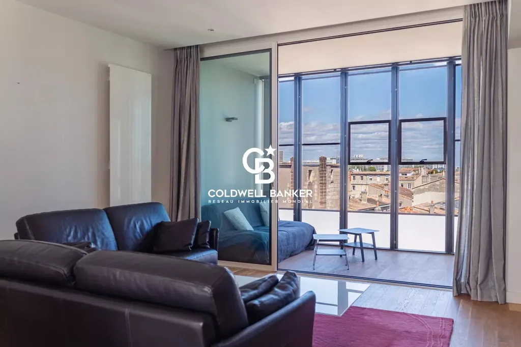Appartement à vendre Bordeaux Fondaudège/Jardin Public - dernier étage de 95 m² avec terrasse de 17 m², ascenseur et parking