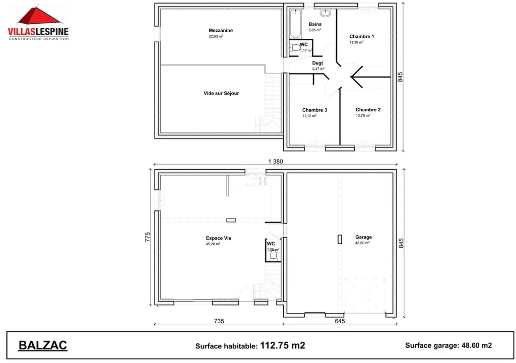 BALZAC MEZZANINE - 90m²