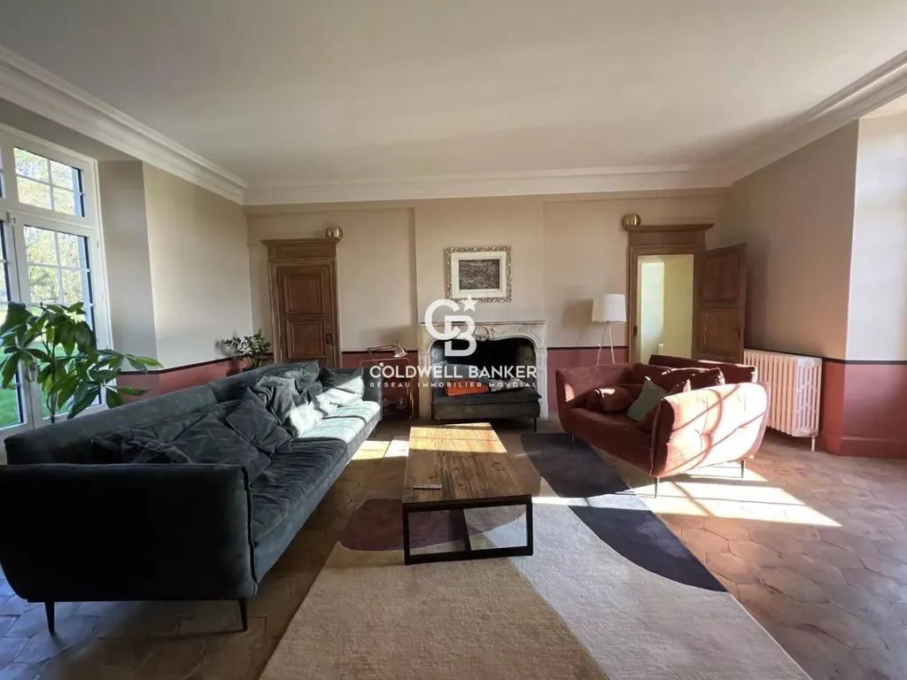 magnifique chateau à vendre proche du mans avec une piscine