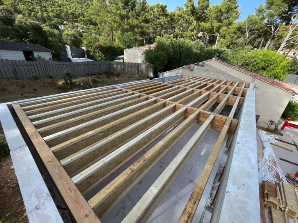 extension ossature bois devis Hyères