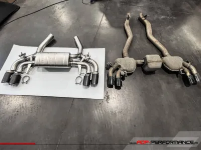 Slip-on Titanium Akrapovic BMW M5 Compétition F90 X-Drive 4.4l Bi-Turbo 625cv