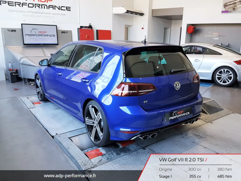 Reprogrammation moteur Marseille - Volkswagen Golf VII R 2.0 TSI 300 ADP Performance