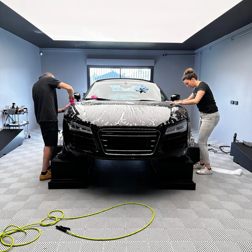 Audi R8 protégée par un film de protection PPF au Mans en Sarthe