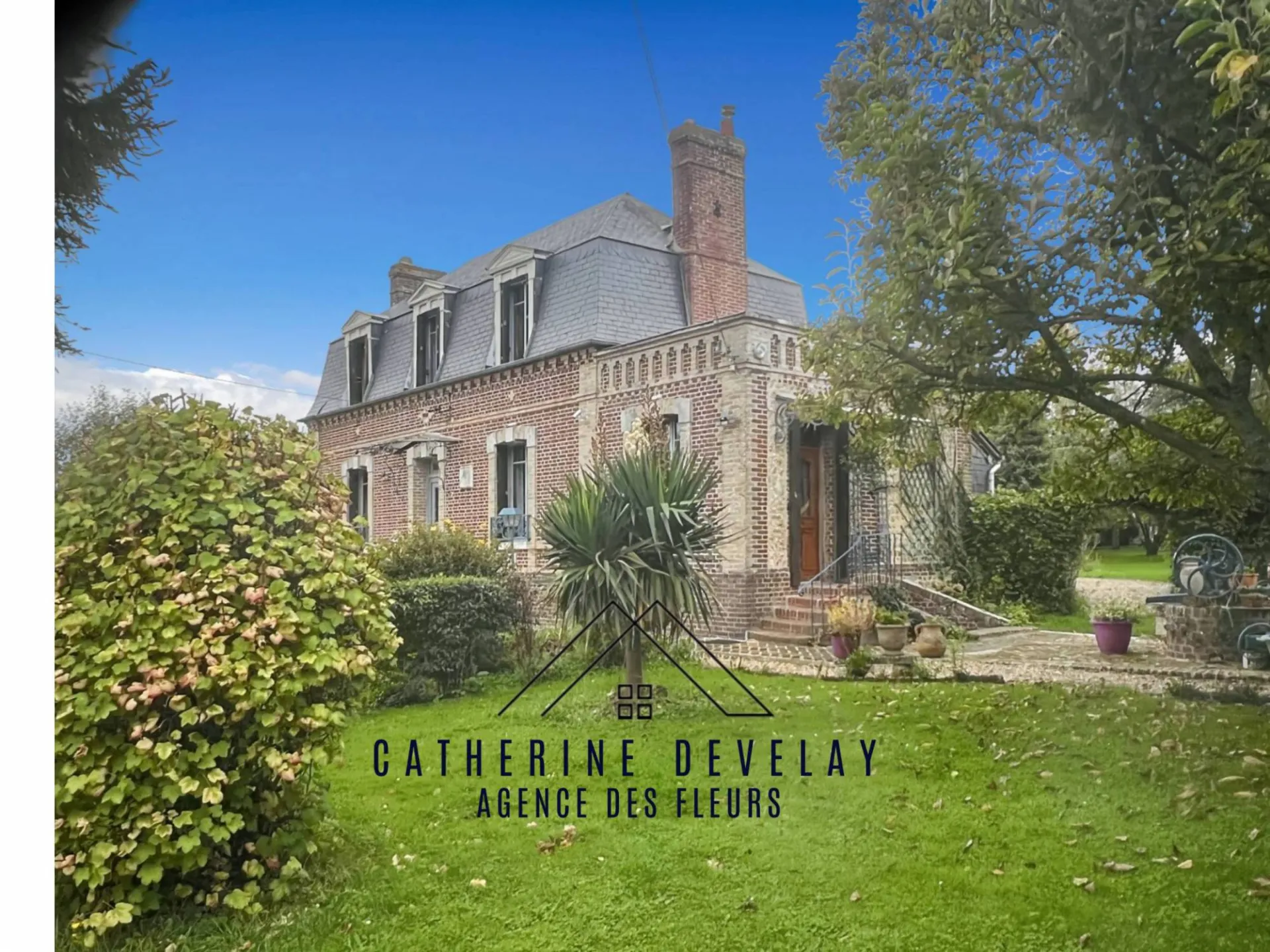 A vendre maison bourgeoise de 137 m² édifiée sur un terrain de 3545 m² sur la commune de ESCROVILLE 27400