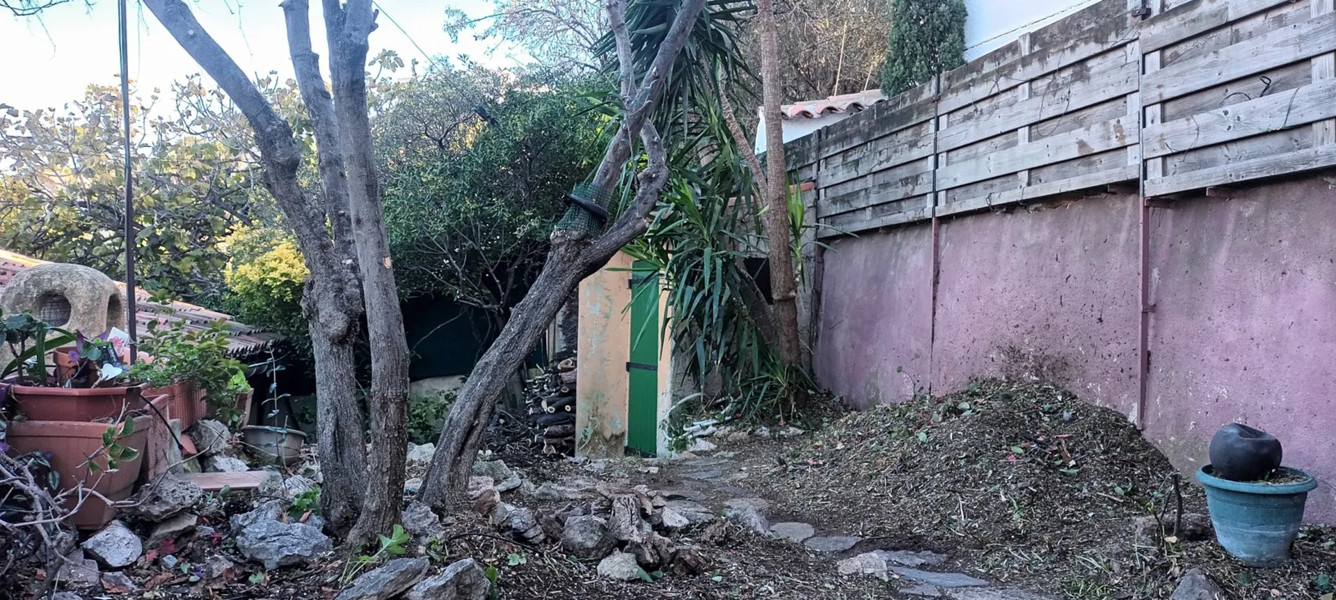 Défrichage pour travaux. 