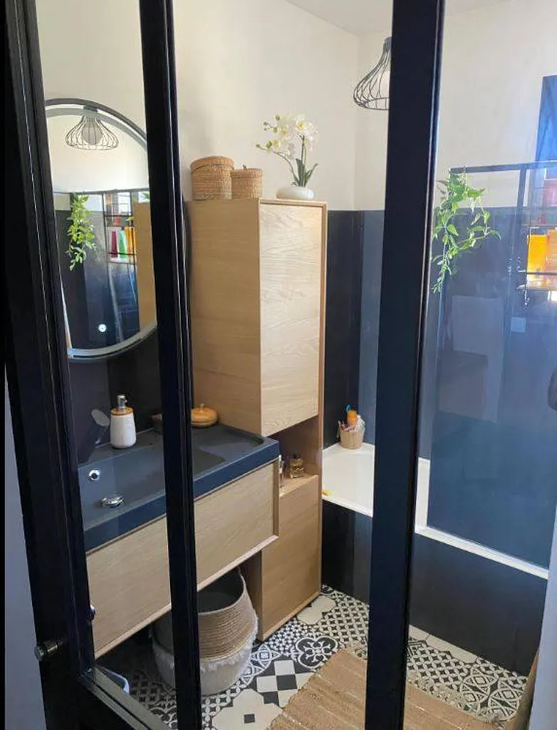 Salle de Bain en Béton ciré Terre Du Monde