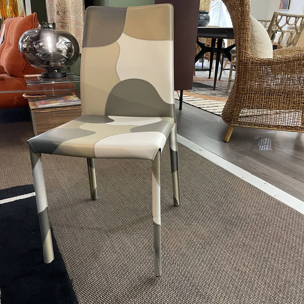 Chaise PATCHWORK cuir