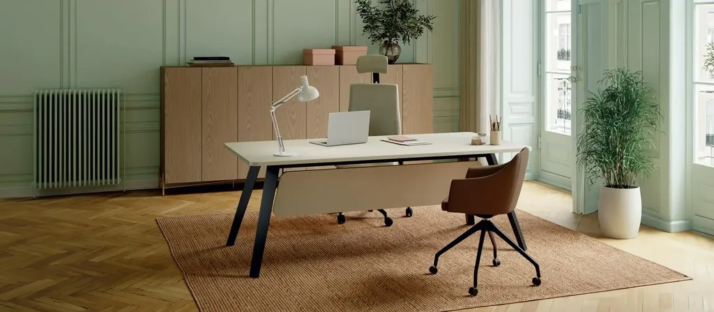 Bureau ALPILLES : bureau professionnel haut de gamme, éco-conçu et fabriqué en France – idéal pour entreprises à Nice, Toulon et Cannes